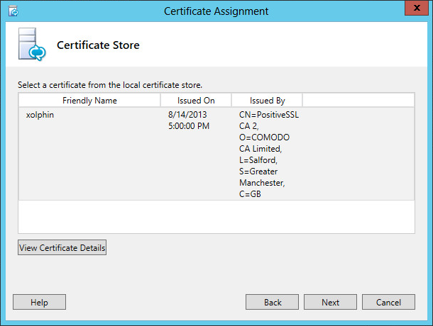 Lync 2013 - Installatie SSL certificaat 